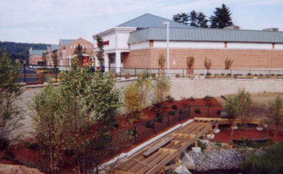 Landscape segmental retaining wall