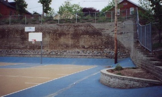 Recreational site with 17' exposed wall height